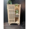 Vitrine Style Atelier en Chêne Réf.A5747