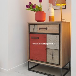 Confiturier Style PATCHWORK de Chêne Réf. A2940P