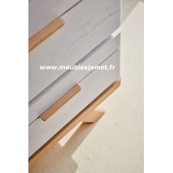 Petit meuble bas en chêne Style Contemporain Réf. HAV50C