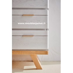 Petit meuble bas en chêne Style Contemporain Réf. HAV50C