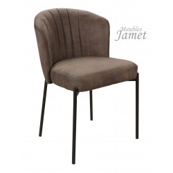 Chaise EMMA Réf. CH721 T92 MARRON