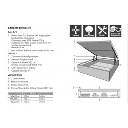 Sommier Coffre KIT DECO LUX SOMOUEST