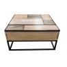 Table basse Carrée  PATCHWORK 1 plateau relevable Réf. A2993P