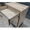 Petit meuble 1 porte 1 tiroir Style PATCHWORK GRAVIGNY