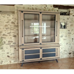 Buffet Vaisselier Vaisselier Style Industriel Réf. CHEMAZE
