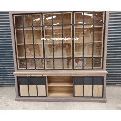 Buffet vaisselier style Industriel MARSEILLE