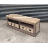 Meuble TV Style Industriel Bois et métal Réf. FUVEAU