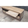 Meuble TV Style Industriel Bois et métal FUVEAU