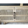 Meuble bas 4 portes 2 tiroirs style Atelier A5743