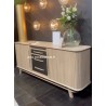 Meuble Enfilade Style contemporain portes coulissantes rideaux Réf.A5843 