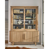 Bibliothèque Contemporaine 2 portes coulissantes rideaux