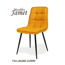 Chaise FOLK Réf. CH853 T44-JAUNE CURRY