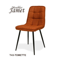 CHAISE STYLE INDUSTRIEL PIETEMENT METAL CH853