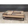 Table basse relevable dessus PATCHWORK A 2994 P