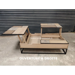 Table basse relevable dessus PATCHWORK A 2994 P