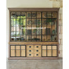 Buffet Vaisselier style Industriel 6 portes A EU63 B