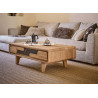 Table de salon Style Contemporain Chêne et Céramique ABS75