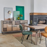 Meuble Bas Style PATCHWORK de Chêne A2944P