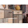 Meuble Bas Style PATCHWORK de Chêne A2944P