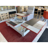 Table de salon Plateaux relevables PATCHWORK chêne CLAIRVAUX LES LACS