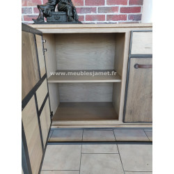 Buffet enfilade PATCHWORK de chêne A 294 3P