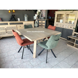 Table ronde à volets en chêne A5746