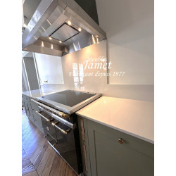 Cuisine sur mesure laquée vert kaki CSM 8765
