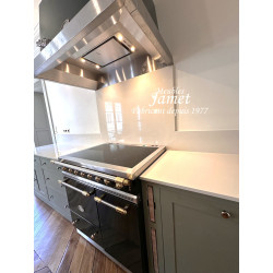 Cuisine sur mesure laquée vert kaki CSM 8765