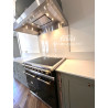 Cuisine sur mesure laquée vert kaki CSM 8765