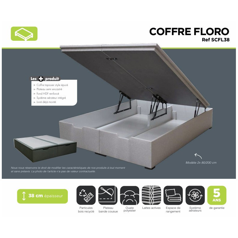Sommier Coffre FLORO SOMOUEST