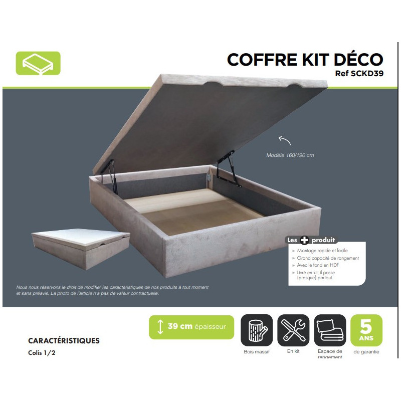 Sommier Coffre KIT DECO SOMOUEST