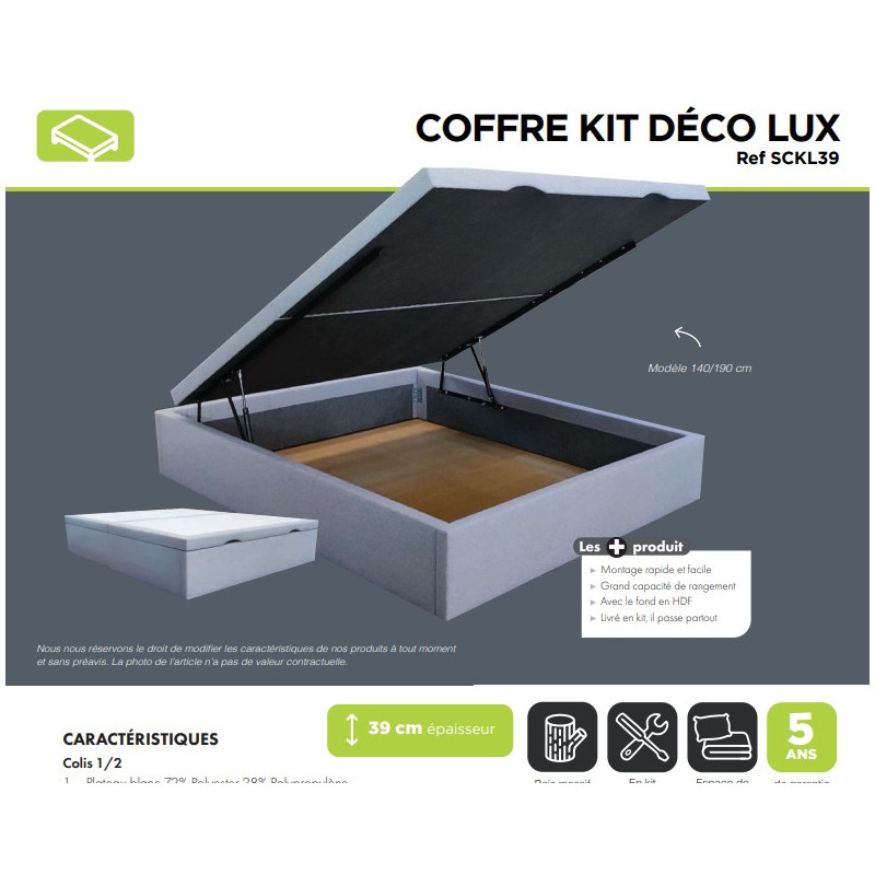 Sommier Coffre KIT DECO LUX SOMOUEST