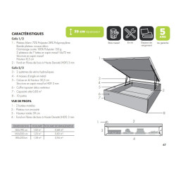 Sommier Coffre KIT DECO LUX SOMOUEST
