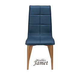 Chaise ZAO Coque Piètement Conique en Chêne massif