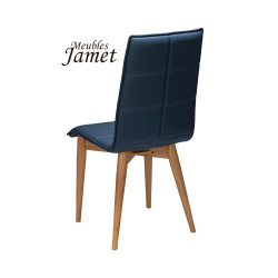 Chaise ZAO Coque Piètement Conique en Chêne massif