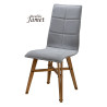 Chaise ZAO Coque Piètement Eiffel en Chêne massif