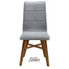 Chaise ZAO Coque Piètement Eiffel en Chêne massif