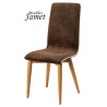 Chaise YAM Coque Piètement Conique en Chêne massif