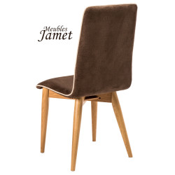 Chaise YAM Coque Piètement Conique en Chêne massif