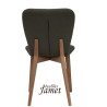 Chaise JACOBSON Coque Piètement fuseau Biseauté en chêne massif