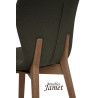 Chaise JACOBSON Coque Piètement fuseau Biseauté en chêne massif