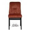 Chaise CARDIFF Coque piètement carré en chêne massif