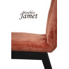 Chaise CARDIFF Coque piètement carré en chêne massif