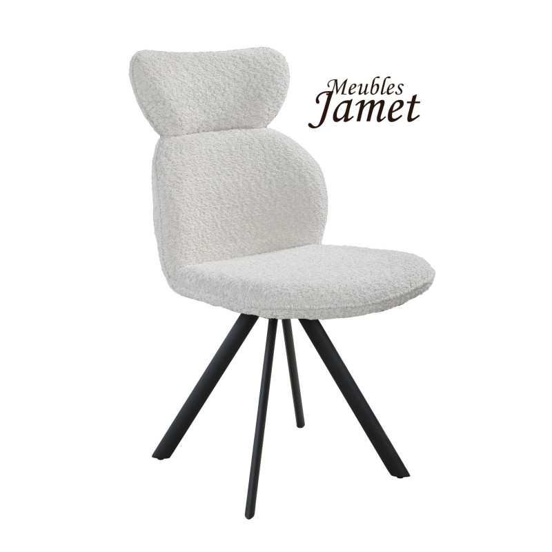 Chaise BUBBLE Piètement métal
