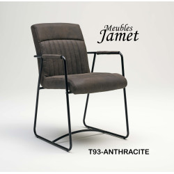 Fauteuil COYOTTE Style Industriel Piètement métal