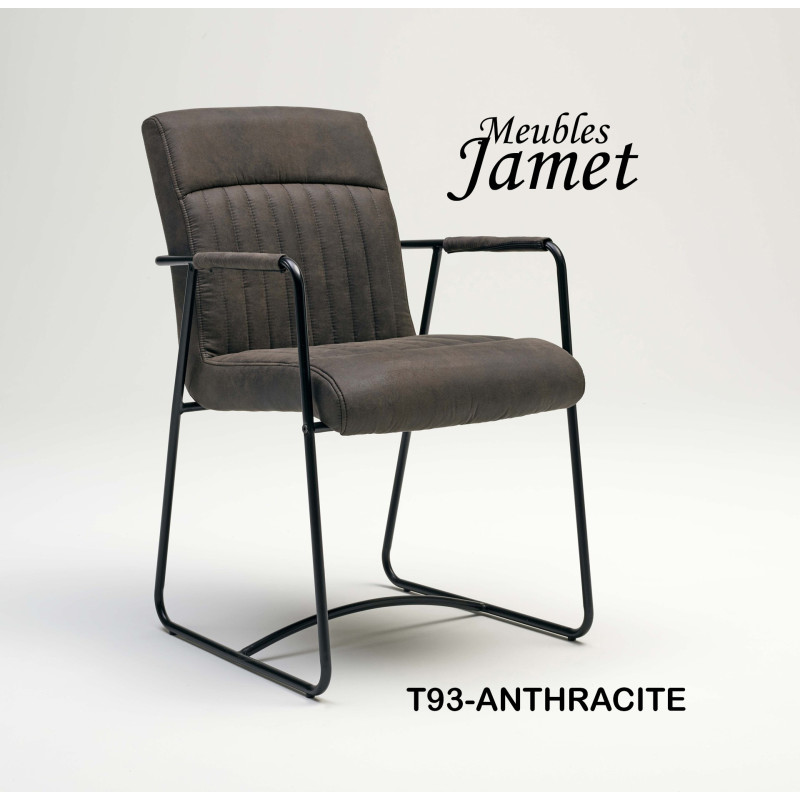 Fauteuil COYOTTE Style Industriel Piètement métal
