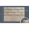 Tête de lit BRIQUE - SOMOUEST