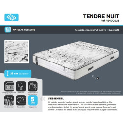 Matelas TENDRE NUIT  Ressorts - SOMOUEST