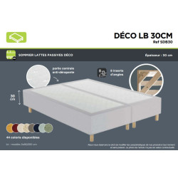 Sommier DECO LB 30CM  Déco - SOMOUEST