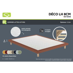 Sommier DECO LH 8CM  Déco -SOMOUEST